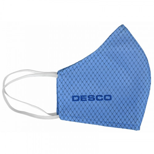 Desco Europe 97550 Mascherina statica dissipativa, blu, piccola/media Desco Europe 97550 Mascherina statica dissipativa, blu, piccola/media