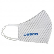 Desco Europe 97551 Static Dissipative Facemask, White, Small/Medium