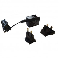 Desco Europe 99046 Adattatore, ingresso 100-240 VAC, uscita 24 VDC 0.25A, spine UK ed Euro