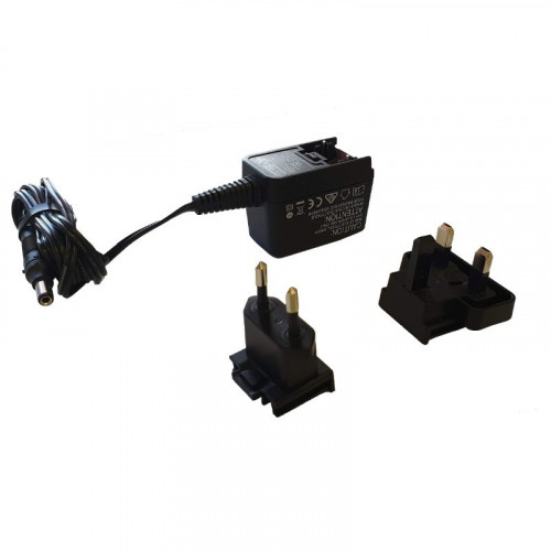 Desco Europe 99046 Adattatore, ingresso 100-240 VAC, uscita 24 VDC 0.25A, spine UK ed Euro