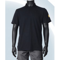 Polo Shirt black without pocket PGO-TS15-BK