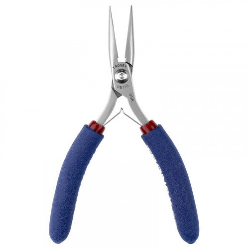 Desco Europe P511S Chain Nose Pliers Long Smooth Jaw Serrated Tips Desco Europe P511S Chain Nose Pliers Long Smooth Jaw Serrated Tips