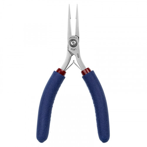 Desco Europe P541 Flat Nose Pliers Long Smooth Jaw Step Tip Desco Europe P541 Flat Nose Pliers Long Smooth Jaw Step Tip