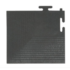 BF001414 Grey ESD interlocking corner tile 110x110x6.5h mm