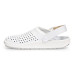 Abeba 5300-37 ESD-Occupational Rubber Clog, White, size 37