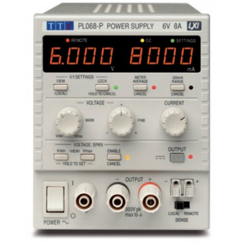 AimTTi PL068-P(G) DC Power Supply 6V, 8A, 48W, Single, USB/RS232/LAN(LXI)/Analog/GPIB