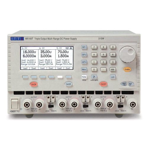 AimTTi MX100T DC Power Supply 315W Triple Outputs, No Interfaces