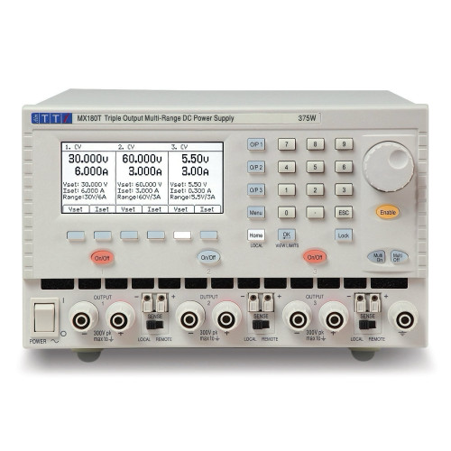 AimTTi MX180T DC Power Supply 378W Three Outputs, No Interfaces