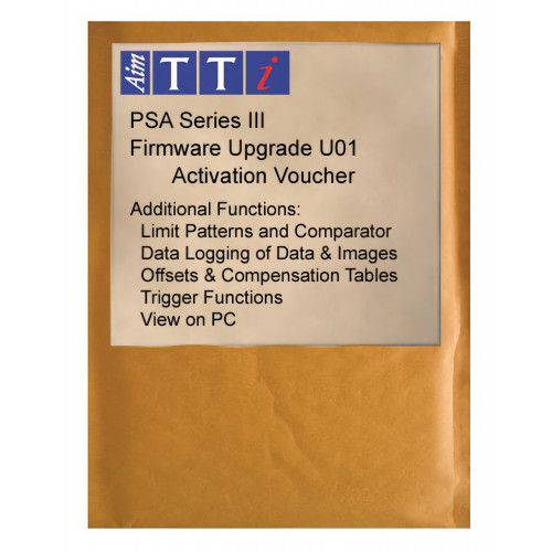 AimTTi PSA U01 PSA Series 3 Features upgrade AimTTi PSA U01 PSA Series 3 Features upgrade