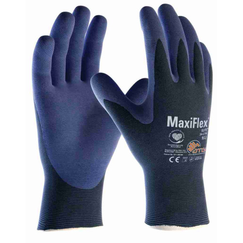 ATG 34-824 MaxiFlex® Active™ Glove (12 pairs pack), Light Blue