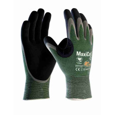 ATG 34-304 Guanto anti taglio MaxiCut® Oil™ (pacco da 12 paia), Verde/Nero
