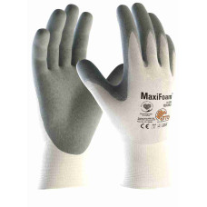 ATG 34-800 MaxiFoam® Glove (12 pairs pack), White/Grey