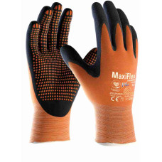 ATG 42-848 Guanto MaxiFlex® Endurance™ con AD-APT® (pacco da 12 paia), Arancio/Nero