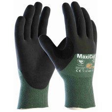 ATG 44-305 Guanto anti taglio MaxiCut® Oil™ (pacco da 12 paia), Verde/Nero