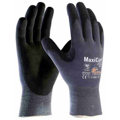 ATG 44-3745 Cut glove MaxiCut® Ultra™ (12 pairs pack), Blue/Black