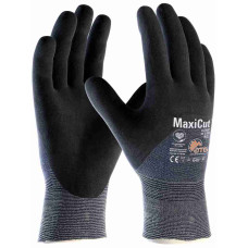 ATG 44-3755 Cut glove MaxiCut® Ultra™ ¾ coating (12 pairs pack), Blue/Black