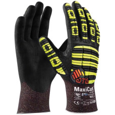 ATG 52-6745FI Cut resistant glove MaxiCut® Ultra™ with AD-APT® (12 pairs pack), Black