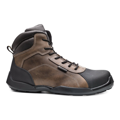 Base RAF Scarpe S3L FO SR, Nero/Marrone
