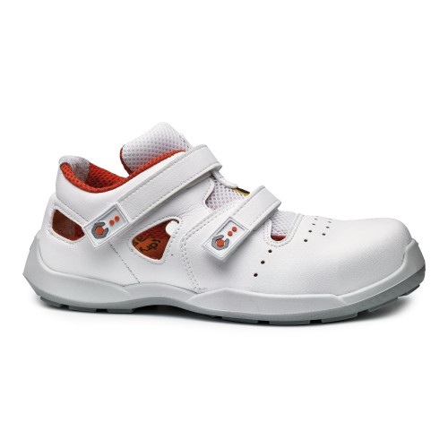 Base SKY Shoes S1P ESD SRC, White/Red Base SKY Shoes S1P ESD SRC, White/Red