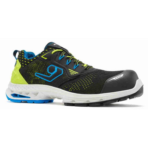 Base NEW YORK Shoes S1PS ESD SC LG FO SR, Black/Yellow Base NEW YORK Shoes S1PS ESD SC LG FO SR, Black/Yellow