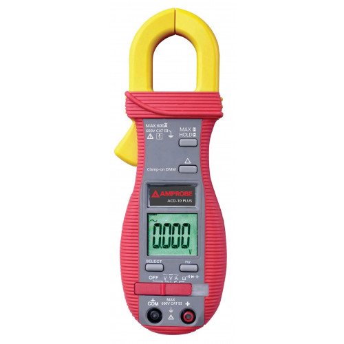 Beha-Amprobe ACD-10 Plus Amperometric Clamp AC, 600A, Capacitance, Frequency, 25mm opening Beha-Amprobe ACD-10 Plus Amperometric Clamp AC, 600A, Capacitance, Frequency, 25mm opening