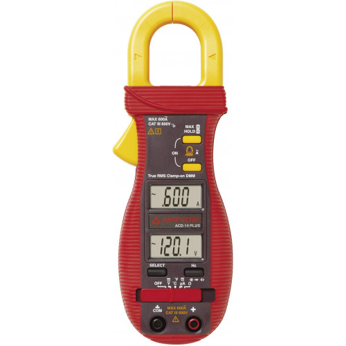 Beha-Amprobe ACD-14 PLUS AC Amperometric Clamp, 600 A, Resistance, 25 mm jaw (clearance) Beha-Amprobe ACD-14 PLUS AC Amperometric Clamp, 600 A, Resistance, 25 mm jaw (clearance)