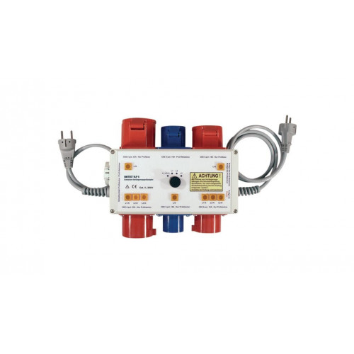 Beha-Amprobe 1343D VLP5 three-phase 16 to 3-pole test adapter, 16/32 to CEE 5 poles