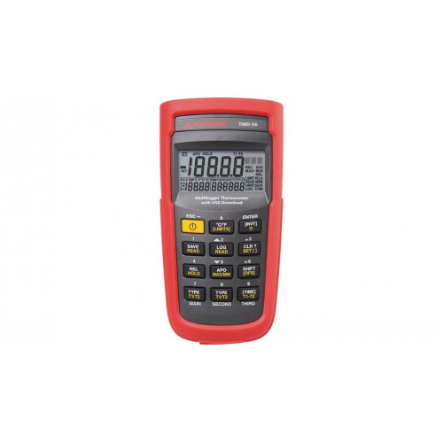 Beha-Amprobe TMD-56 digital thermometer for 2 probes (type k / j), USB, from -180 to 1.350 °C Beha-Amprobe TMD-56 digital thermometer for 2 probes (type k / j), USB, from -180 to 1.350 °C