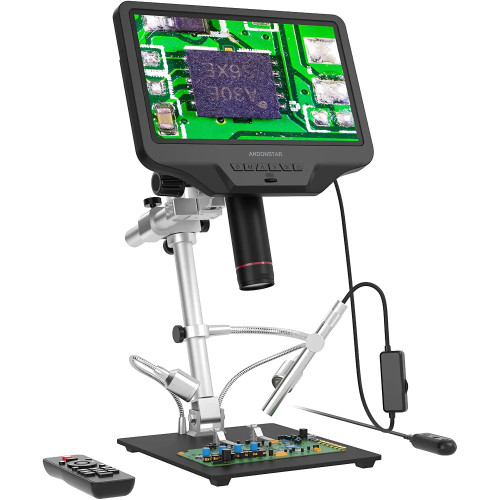 Andonstar AD409 Pro-ES HDMI Digital Microscope with Endoscope, 10.1