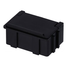Licefa BF000602 Snapbox 2 ESD container, black