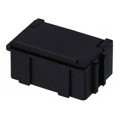 Licefa BF000602 Snapbox 2 ESD container, black Licefa BF000602 Snapbox 2 ESD container, black
