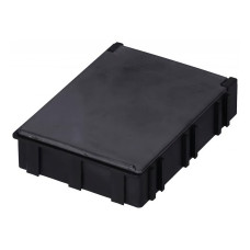 Licefa BF000604A Snapbox 4 ESD container, black, with transparent lid