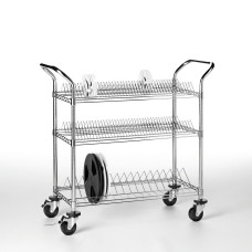 BF001425 Carrello in filo d'acciaio ESD safe 457 x 907 x 940h mm