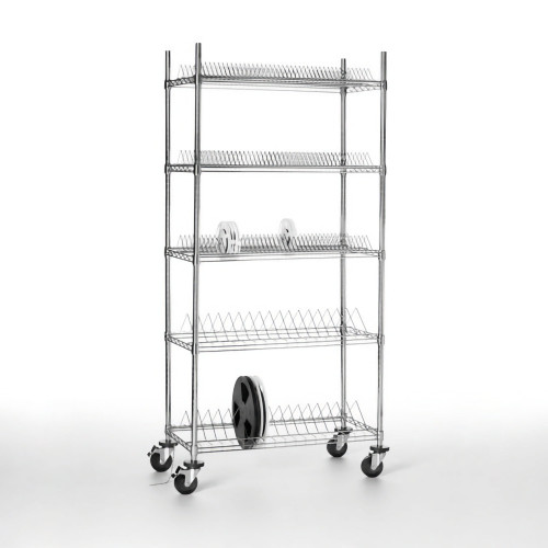 BF001426 ESD safe steel wire cart 457 x 907 x 1,800h mm BF001426 ESD safe steel wire cart 457 x 907 x 1,800h mm