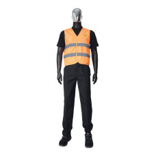 HIV-CR10HI-O-3XL Reflective vest orange, size 3XL