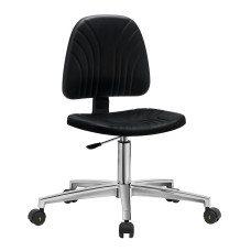 G245 ESD chair 420-550 mm in polyurethane with wheels