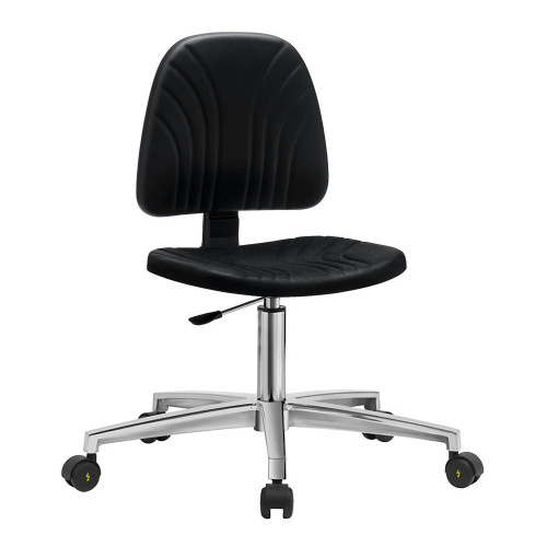 G245 ESD chair 420-550 mm in polyurethane with wheels G245 ESD chair 420-550 mm in polyurethane with wheels