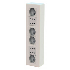 BF937.175/100 Electrical Distribution Panel 4 + 4 Sockets