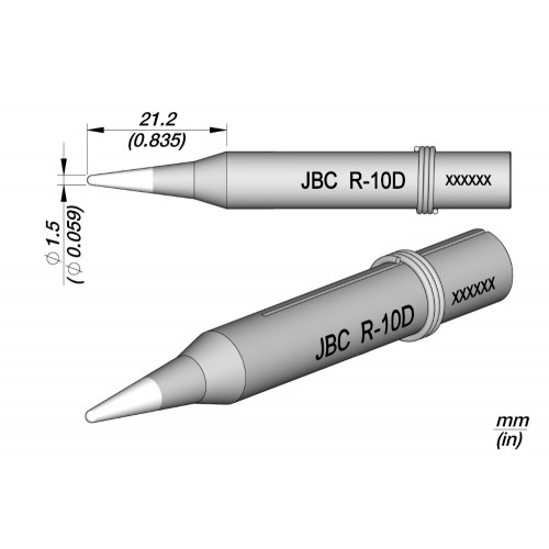 JBC R-10D Long life soldering Tip JBC R-10D Long life soldering Tip