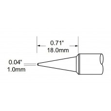 Metcal SFV-CNL10A Tip, Conical, Long, 1mm (0.039In)