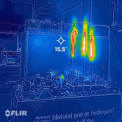 FLIR Thermal Imaging for Hydrogen Flame Detection and Monitoring