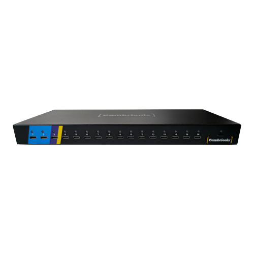 Cambrionix ThunderSync5-C16 PD Thunderbolt 5 USB-C Hub with 16 Ports Cambrionix ThunderSync5-C16 PD Thunderbolt 5 USB-C Hub with 16 Ports