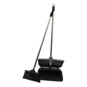 Brooms, dustpans, brushes and buckets
