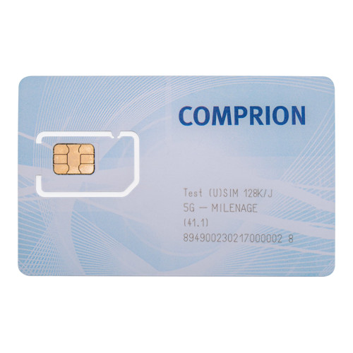 COMPRION 10732001 128K/J 5G MILENAGE Test (U)SIM - 2FF, 3FF, 4FF