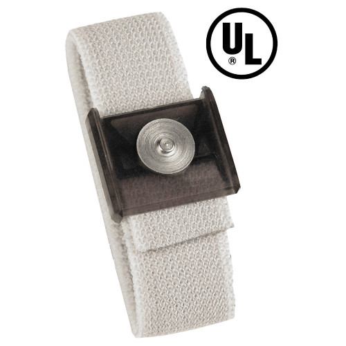 Desco Europe 09183 WRISTBAND, JEWEL, MAGSNAP, ADJ ELASTIC, ONYX