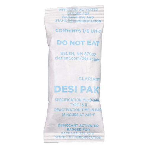 Desco Europe 1/6PLDES1200C Desiccant, Tyvek Pouch, 1/6 Unit, 1200/Pail Desco Europe 1/6PLDES1200C Desiccant, Tyvek Pouch, 1/6 Unit, 1200/Pail