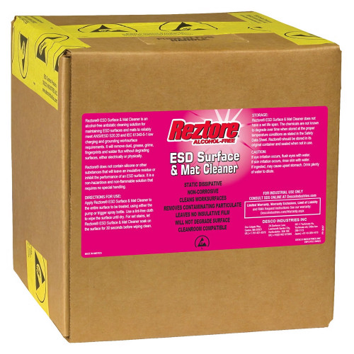 Desco Europe 10448 Reztore Detergente ESD tanica da 10 litri