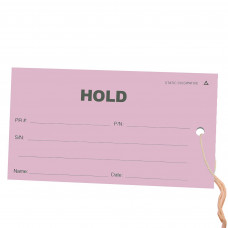 Desco Europe 16102 TAG, ESD, HOLD, PINK, 70MM x 127MM, PACK OF 100