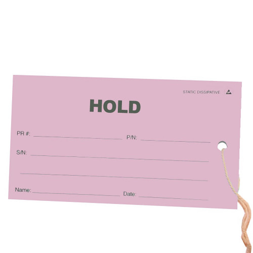 Desco Europe 16102 TAG, ESD, HOLD, PINK, 70MM x 127MM, PACK OF 100 Desco Europe 16102 TAG, ESD, HOLD, PINK, 70MM x 127MM, PACK OF 100