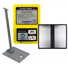 Desco Europe 19288 COMBO TESTER X3, WITH 10 MM ADAPTER & STAND